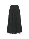 Felicia S Voile Skirt - Black