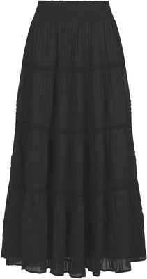 Felicia S Voile Skirt - Black