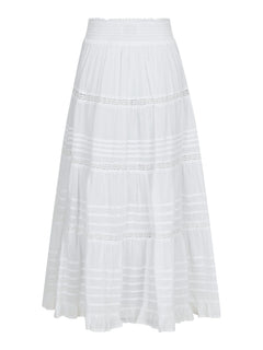 Felicia S Voile Skirt - White