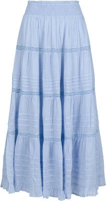Felicia S Voile Skirt - Light Blue
