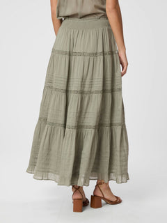 Felicia S Voile Skirt - Smoke Green