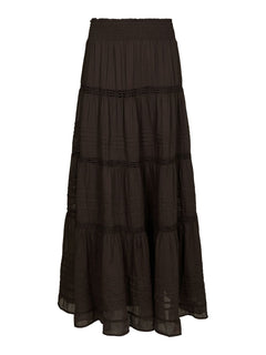 Felicia S Voile Skirt - Dark Brown