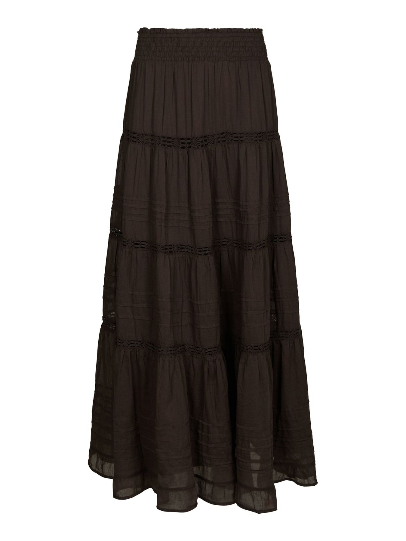 Felicia S Voile Skirt - Dark Brown