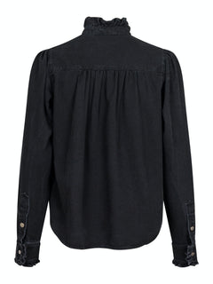 Justine Denim Shirt - Black