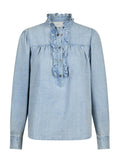 Justine Denim Shirt - Light Blue