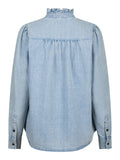 Justine Denim Shirt - Light Blue