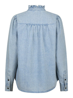 Justine Denim Shirt - Light Blue