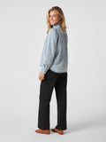 Justine Denim Shirt - Light Blue