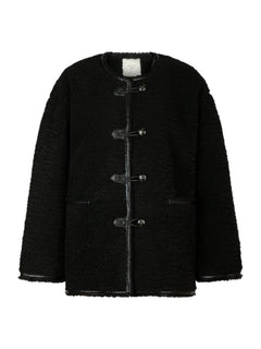 Fanny Teddy Jacket - Black