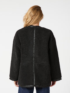 Fanny Teddy Jacket - Black