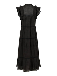 Ankita S Voile Dress - Black