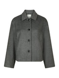 Hamra Wool Jacket - Grey Melange