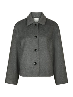 Hamra Wool Jacket - Grey Melange