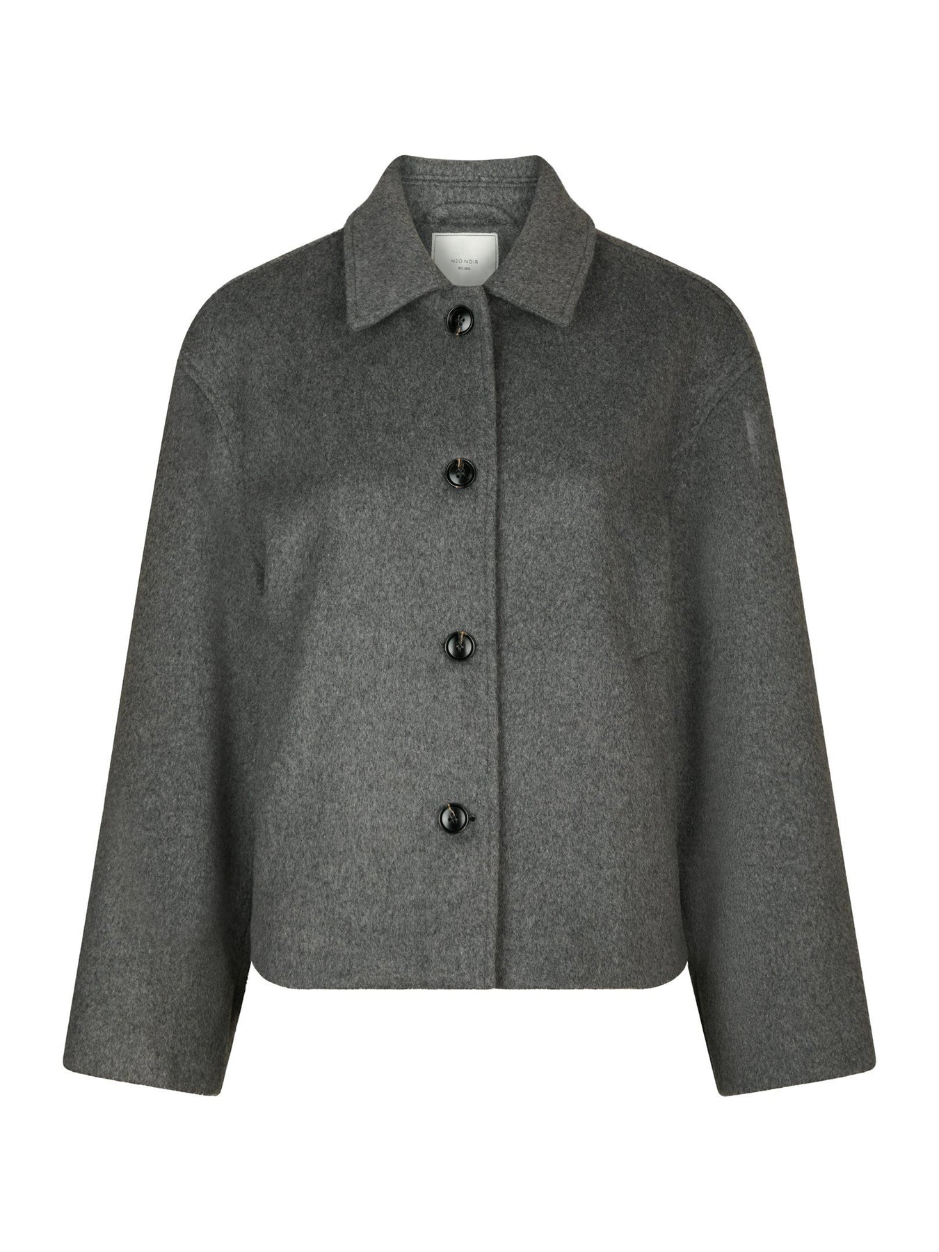 Hamra Wool Jacket - Grey Melange