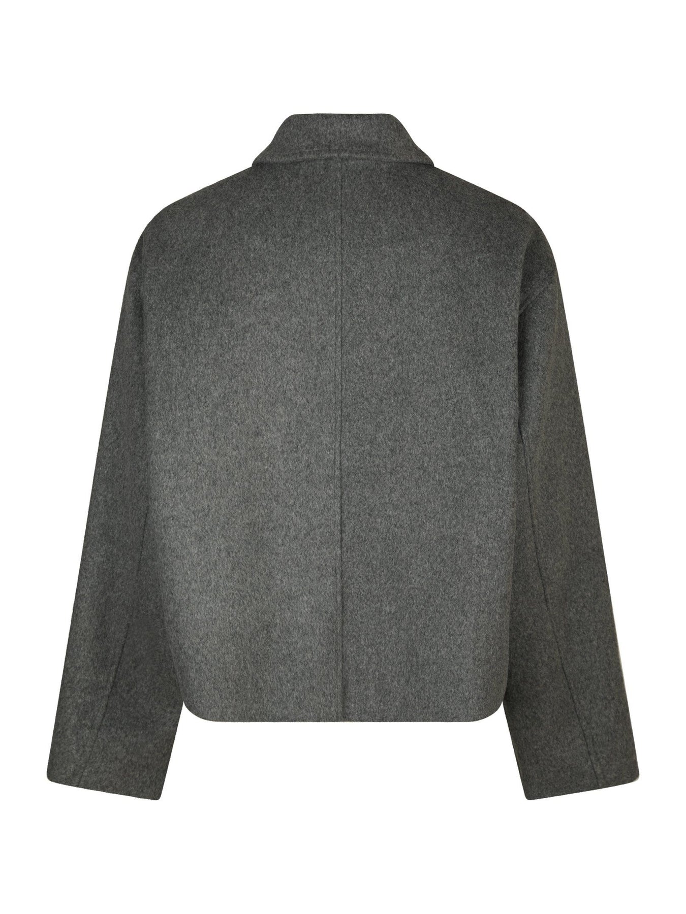 Hamra Wool Jacket - Grey Melange