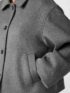 Hamra Wool Jacket - Grey Melange