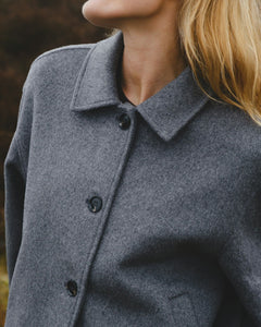 Hamra Wool Jacket - Grey Melange