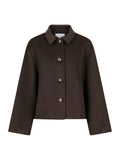 Hamra Wool Jacket - Chocolate Brown