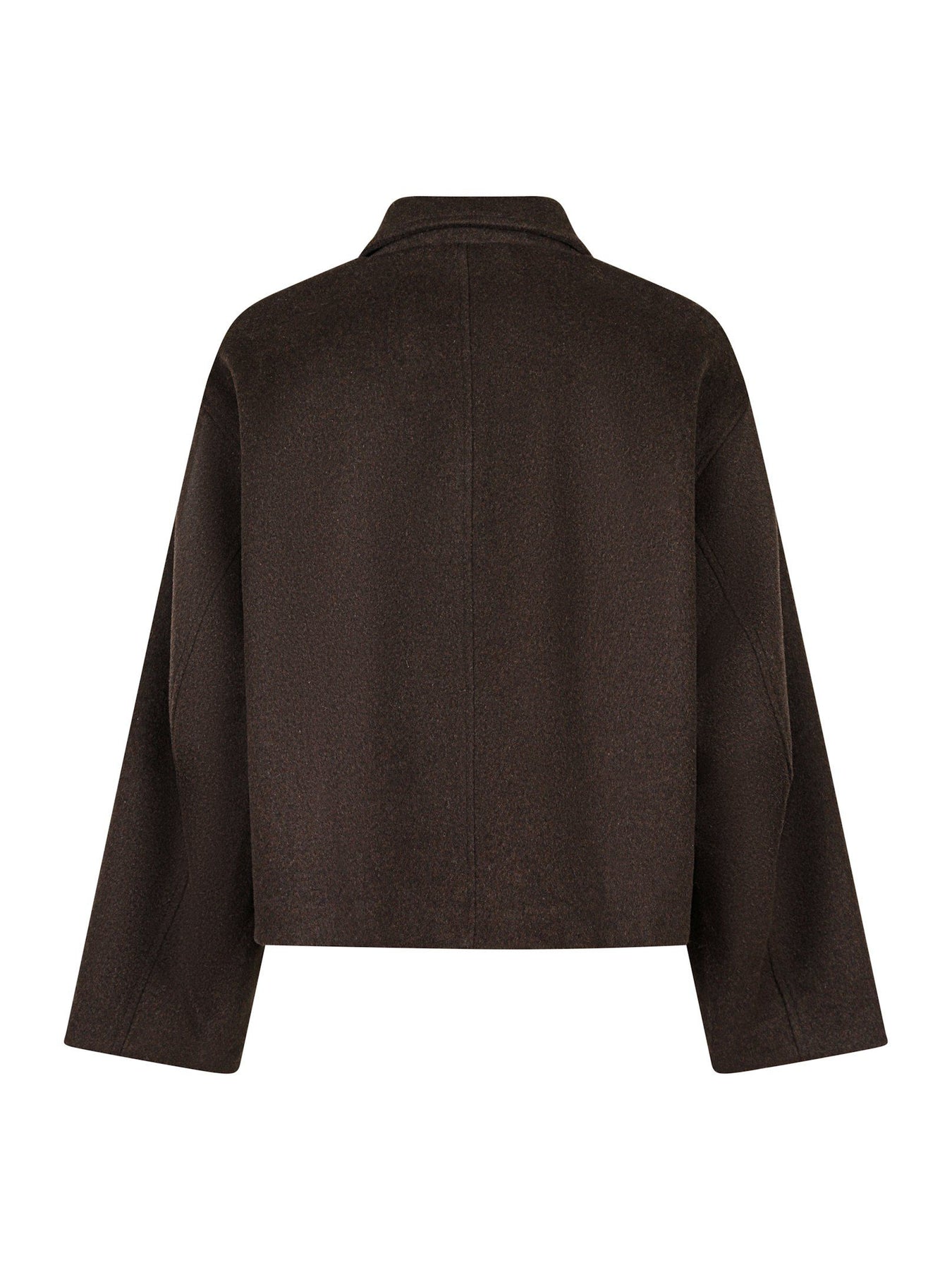 Hamra Wool Jacket - Chocolate Brown