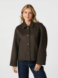 Hamra Wool Jacket - Chocolate Brown