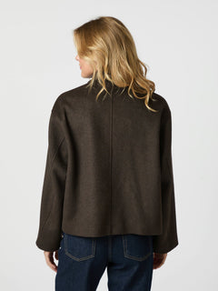 Hamra Wool Jacket - Chocolate Brown