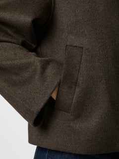 Hamra Wool Jacket - Chocolate Brown