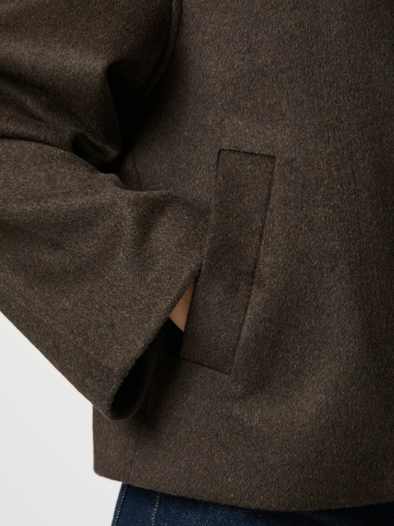 Hamra Wool Jacket - Chocolate Brown