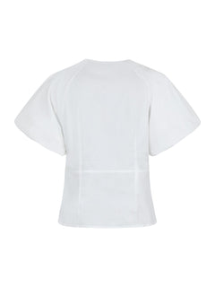 Irina Poplin Blouse - White