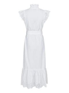 Tianna Embroidery Dress - White
