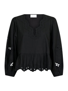 Maja C Poplin Blouse - Black