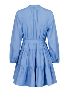 Debbie C Poplin Dress - Light Blue