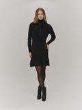 Oline Merino Dress - Dark Grey Melange