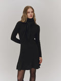 Oline Merino Dress - Dark Grey Melange