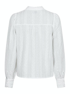 Massima Embroidery Blouse - White