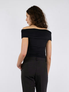 Fiola Jersey Top - Black