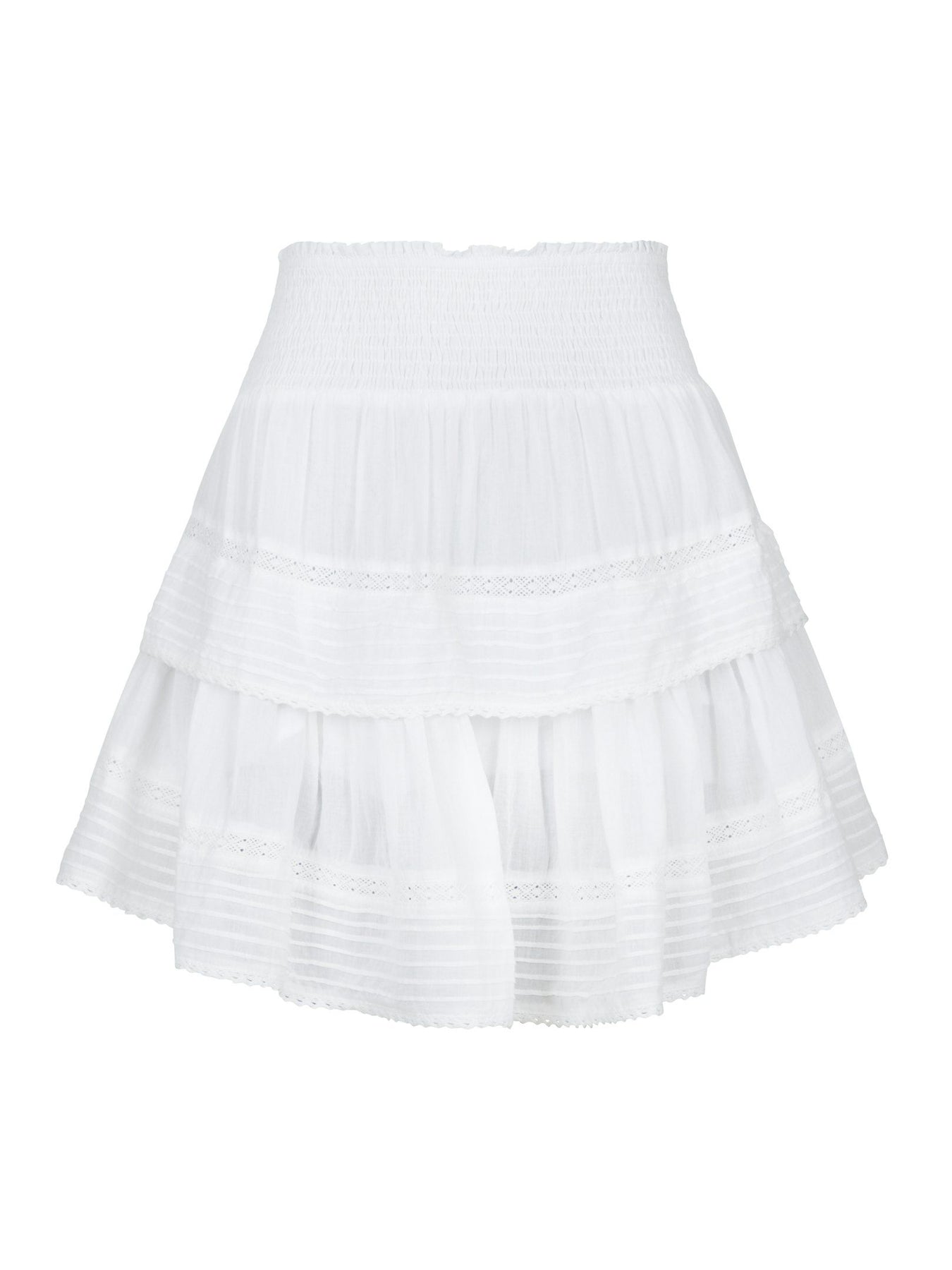 Neo Noir Skj rt Kenia S Voile Skirt White Villoid neo-noir-skj-rt-kenia-s-voile-skirt-white-villoid