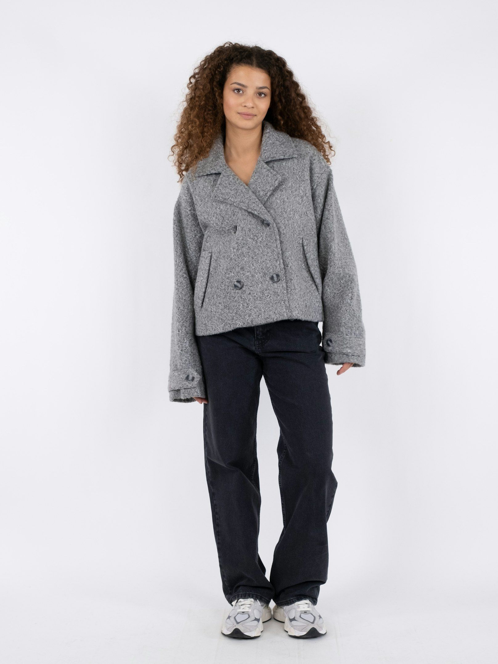 Sandra Soft Jacket - Grey Melange
