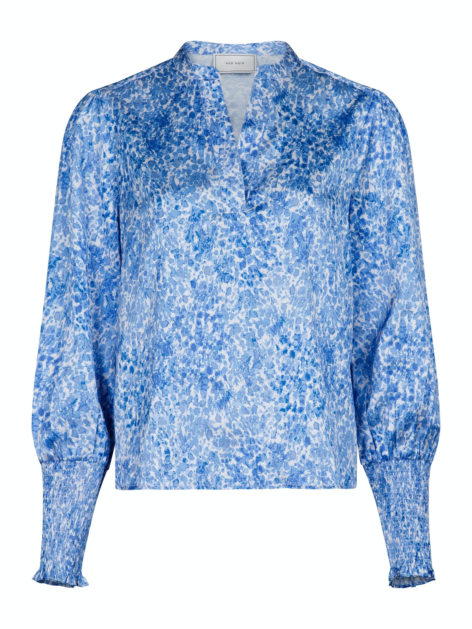 Landa Blooming Dot Blouse - Blue