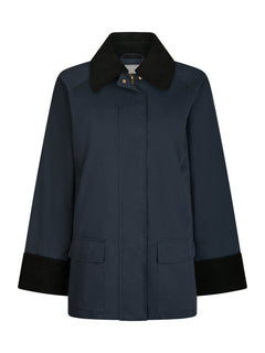 Anastacia Cord Jacket - Navy