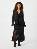 Vinza Burnout Skirt - Black