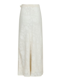 Vinza Burnout Skirt - Off White