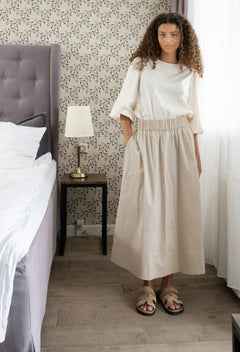 Lorraine Poplin Blouse - Ivory