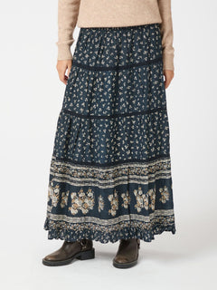 Felicia Mini Border Skirt - Camel