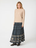 Felicia Mini Border Skirt - Camel