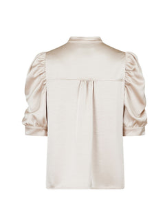 Roella Heavy Sateen Blouse - Champagne
