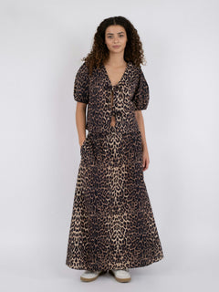Bianca Leo Blouse - Leopard