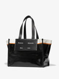 Large Morris Coated Canvas Tote - Black