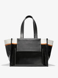 Large Morris Coated Canvas Tote - Black