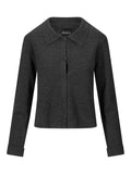 Ulla Merino Jacket - Dark Grey Melange