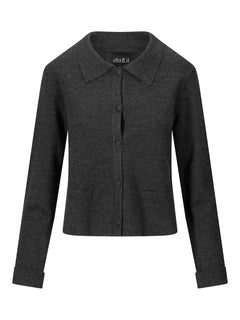 Ulla Merino Jacket - Dark Grey Melange
